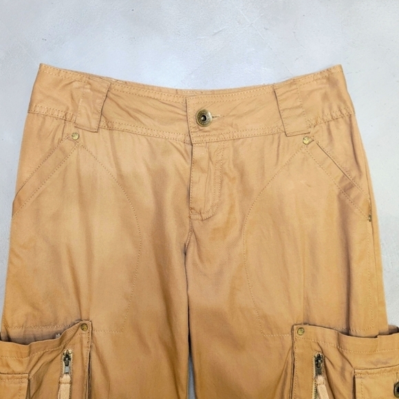 [NWOT] PATRICK ROBINSON X TARGET WIDE LEG CARGO PANTS with DETACHABLE STRAP Sz S - Picture 3 of 15